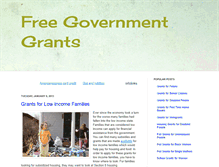 Tablet Screenshot of freefederalgovernmentgrants.blogspot.com