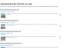 Tablet Screenshot of lancamentosdeimoveisnaweb.blogspot.com