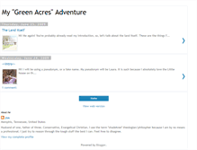 Tablet Screenshot of mygreenacresadventure.blogspot.com