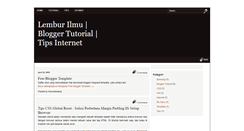 Desktop Screenshot of lemburilmu.blogspot.com