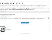Tablet Screenshot of cronicaslolita.blogspot.com