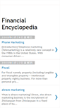 Mobile Screenshot of financialencyclopedia.blogspot.com