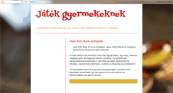 Desktop Screenshot of jatekok2009.blogspot.com