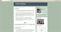 Desktop Screenshot of kahire.blogspot.com