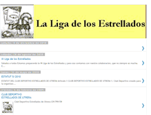 Tablet Screenshot of laligadelosestrellados.blogspot.com