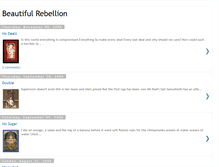 Tablet Screenshot of beautifulrebellion.blogspot.com