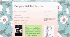 Desktop Screenshot of pimpinela-ela-ela-ela.blogspot.com