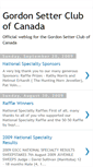 Mobile Screenshot of gordonsetterclub.blogspot.com