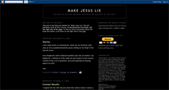 Desktop Screenshot of makejesuslie.blogspot.com