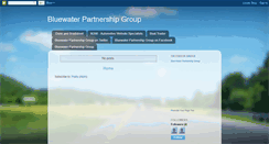 Desktop Screenshot of bluewaterpartnership.blogspot.com