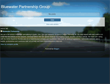 Tablet Screenshot of bluewaterpartnership.blogspot.com