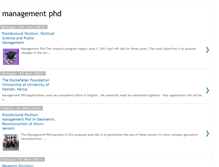 Tablet Screenshot of management-phd.blogspot.com