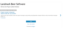 Tablet Screenshot of landmarkbeer.blogspot.com