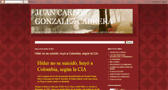 Desktop Screenshot of juancarlosgonzalezcabrera.blogspot.com