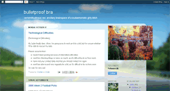 Desktop Screenshot of bulletproofbra.blogspot.com