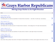Tablet Screenshot of graysharborgop.blogspot.com
