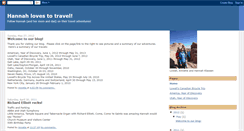 Desktop Screenshot of hannahlovestotravel.blogspot.com