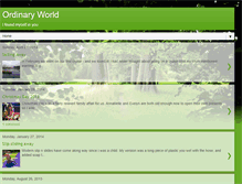 Tablet Screenshot of carolyn-ordinary-world.blogspot.com