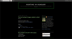 Desktop Screenshot of huntinginhungary.blogspot.com