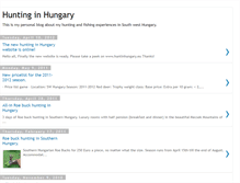 Tablet Screenshot of huntinginhungary.blogspot.com