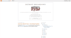 Desktop Screenshot of dbreakdown.blogspot.com