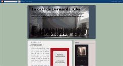 Desktop Screenshot of alacazadelacasadebernardaalba.blogspot.com