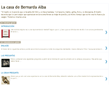 Tablet Screenshot of alacazadelacasadebernardaalba.blogspot.com