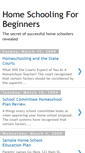 Mobile Screenshot of homeschoolingforbeginners.blogspot.com