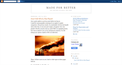 Desktop Screenshot of madeforbetter.blogspot.com