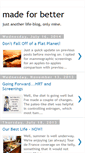 Mobile Screenshot of madeforbetter.blogspot.com