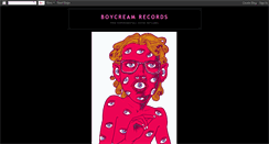 Desktop Screenshot of boycream-records.blogspot.com