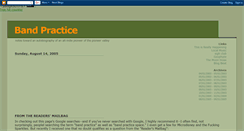 Desktop Screenshot of bandpractice.blogspot.com
