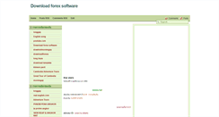 Desktop Screenshot of downloadforexsoftwares.blogspot.com