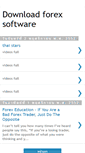 Mobile Screenshot of downloadforexsoftwares.blogspot.com