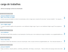 Tablet Screenshot of cargadetrabalhos.blogspot.com