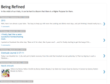 Tablet Screenshot of beingrefined.blogspot.com