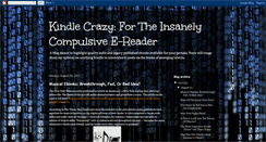 Desktop Screenshot of kindle-crazy.blogspot.com