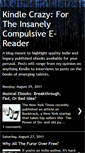 Mobile Screenshot of kindle-crazy.blogspot.com