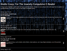 Tablet Screenshot of kindle-crazy.blogspot.com