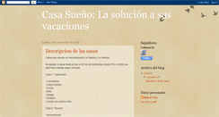 Desktop Screenshot of casasycasitas.blogspot.com