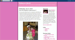 Desktop Screenshot of missrebecca-world.blogspot.com