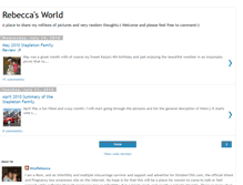 Tablet Screenshot of missrebecca-world.blogspot.com