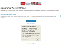 Tablet Screenshot of manoramaweeklyonline.blogspot.com