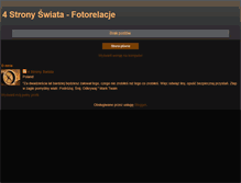Tablet Screenshot of 4stronyswiata-fotorelacje.blogspot.com