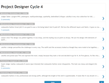 Tablet Screenshot of projectdesignercyclefour.blogspot.com