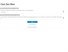 Tablet Screenshot of camsexnow.blogspot.com