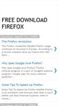 Mobile Screenshot of free-firefoxdownload.blogspot.com