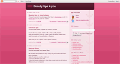 Desktop Screenshot of beautytips4you.blogspot.com