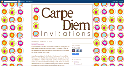 Desktop Screenshot of carpedieminvitations.blogspot.com