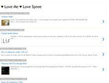 Tablet Screenshot of lovemelovespree.blogspot.com